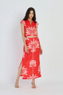 Aspen Skirt in Palm Springs Rouge