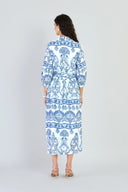 Brie Dress in Fontana Aqua