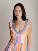 Maeve Dress in Sorbet Stripe