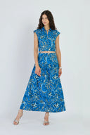 Kara Skirt in Mermaid Navy