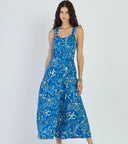 Nico Dress in Mermaid Navy