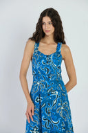 Nico Dress in Mermaid Navy