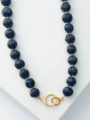 Cerulean Lucid Glass Necklace