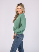 Sister Sweater in Marine Green