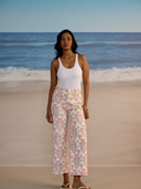 Disco Pant in Big Geranium Print