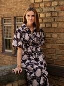 Lizzie Midi Dress in Ganache Floral