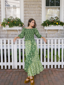 The Avi Top + Veda Skirt Set | Jaipur Green