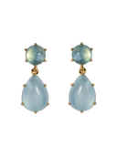 Elia Drop Earrings in Aqua