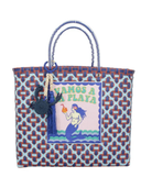 The Mermaid Medium Handbag in Light Blue