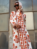 Marrakech Kaftan in Terracotta Marigold
