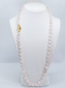 30-Inch Pink Gem Necklace