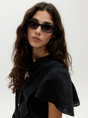 Willow Linen Shirt in Black