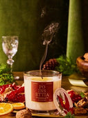 Rewined Poinsettia Holiday Candle