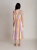 Maeve Dress in Sorbet Stripe
