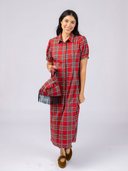 The Kris Dress in Holiday Plaid