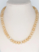 Sea Glass Necklace in Coconut