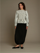 Arles Top in Block Printed Stripe