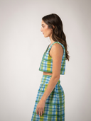 The Trellis Top | Mystic Plaid