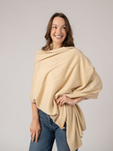 Cotton Cashmere Wrap | Beige