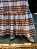Saddle Skirt in Paris Plaid