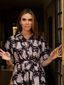 Lizzie Midi Dress in Ganache Floral