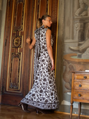 Tibi Dress in Espresso Vintage Lily