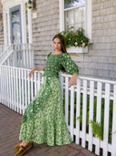 The Avi Top + Veda Skirt Set | Jaipur Green