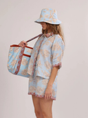 Africa Light Blue Shorts