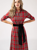 The Eloise Dress in Holiday Plaid