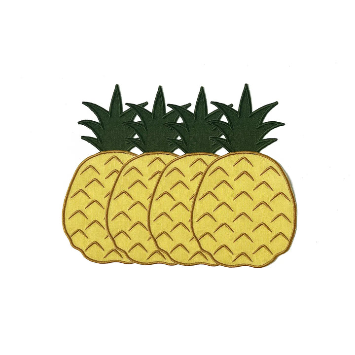 Pineapple Linen Cocktail Napkins