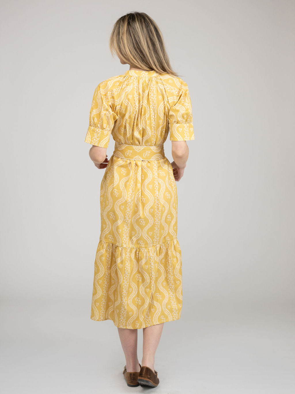 The Jane Dress | Marigold Virginia Stripe