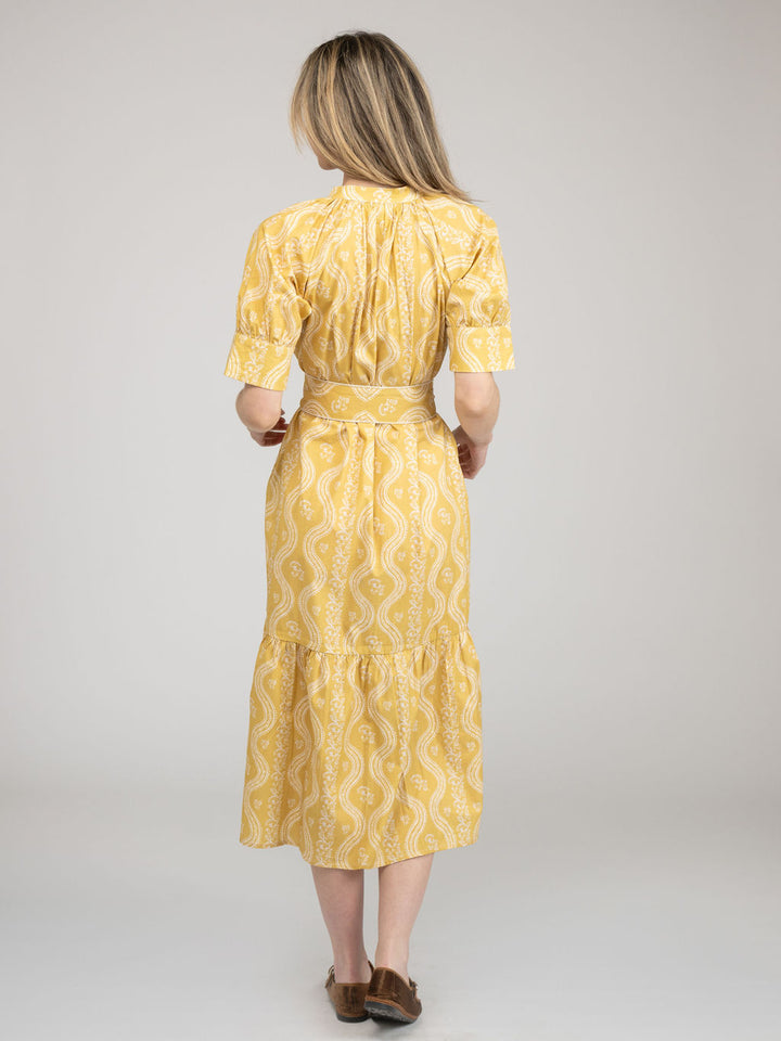 The Jane Dress | Marigold Virginia Stripe