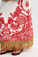 The Nola Skirt in Ruby Antique