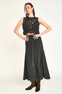 Santanyi Yo Yo Top in Black