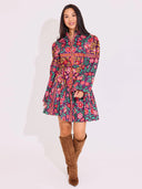 Adele Dress in Medieval Floral