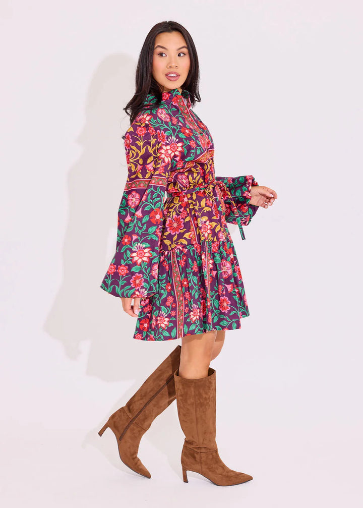 Adele Dress in Medieval Floral