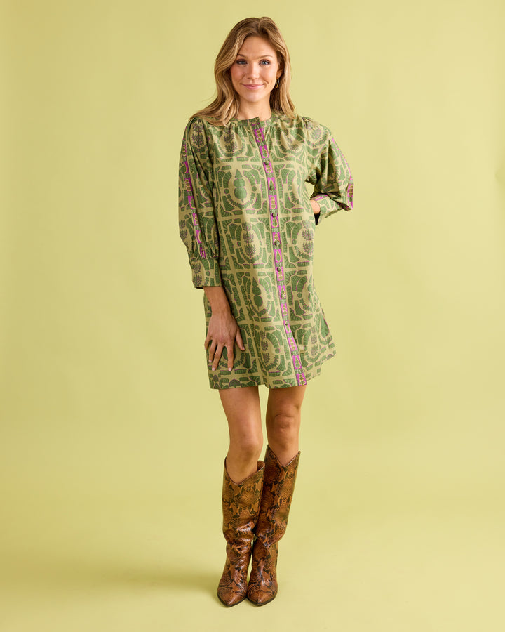 Paloma Dress in Topiary