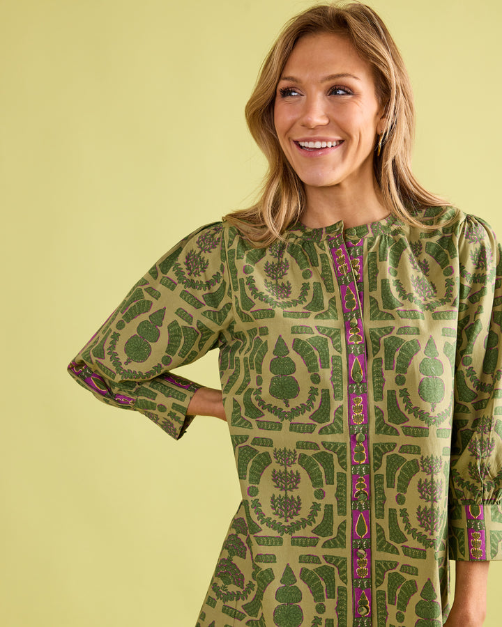 Paloma Dress in Topiary