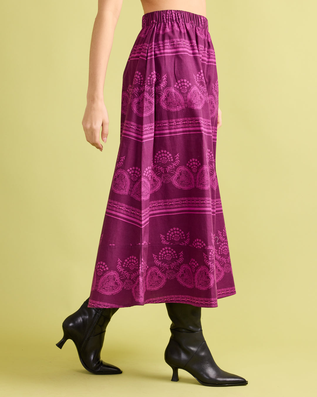 Marisol Skirt in Garden Motif