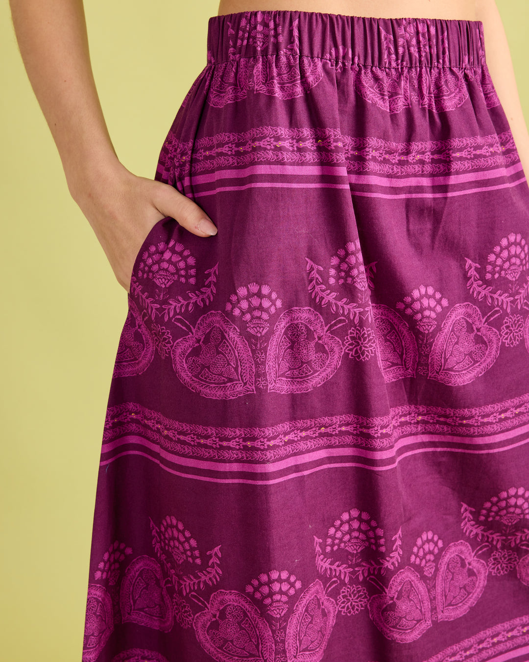 Marisol Skirt in Garden Motif