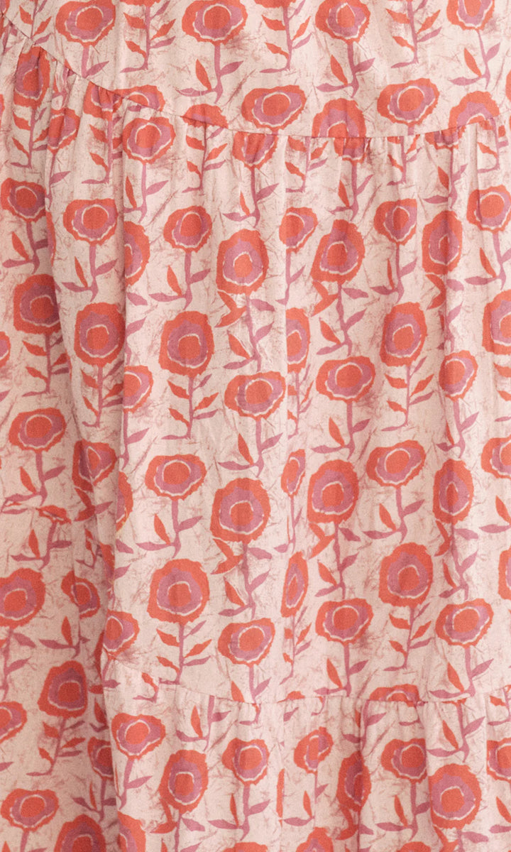 Almina Dress in Poppy Patch Batik