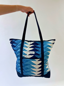 Remnant Collection Ocean Bagru Tote Bag