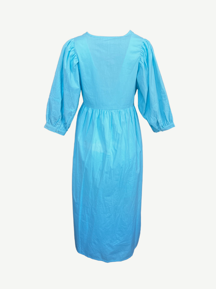 SAMPLE | Long Sleeve Midi Dress | Blue | Small