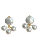 Caspian Earrings in Grey