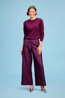 Classic Sweater in Fig
