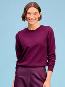 Classic Sweater in Fig