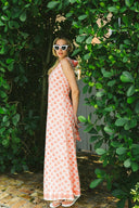 Tibi Dress | Pink / Coral Scallop