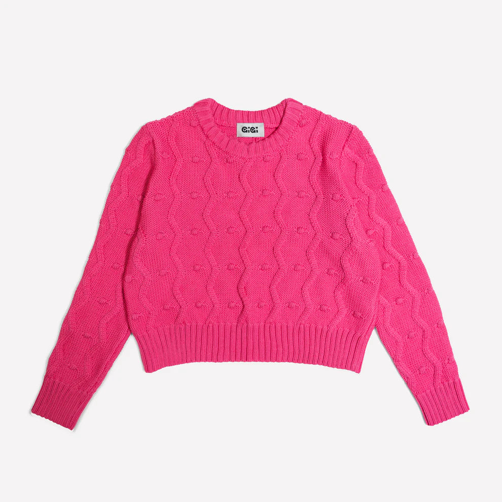 Bubble Sweater in Pink