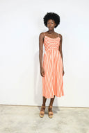 Corset Dress in Red Stripe