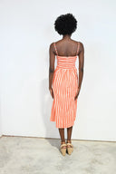 Corset Dress in Red Stripe